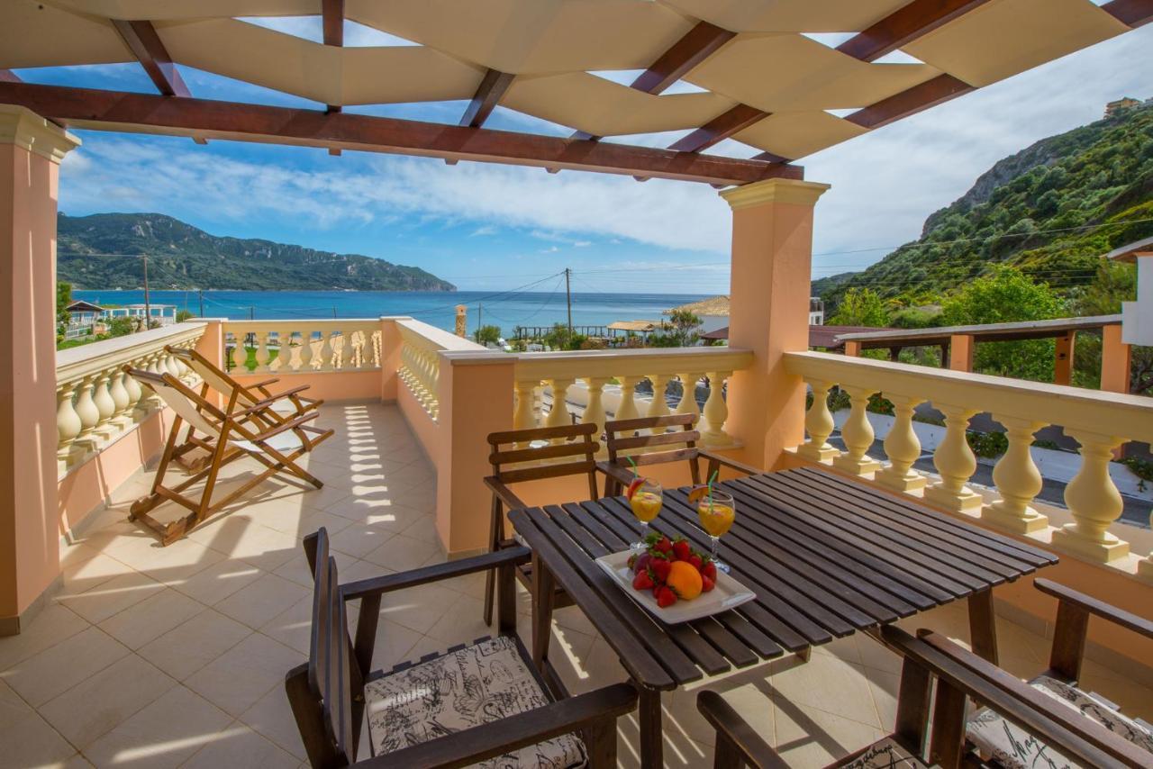Villas Porto Odysseas Afionas Corfu ภายนอก รูปภาพ